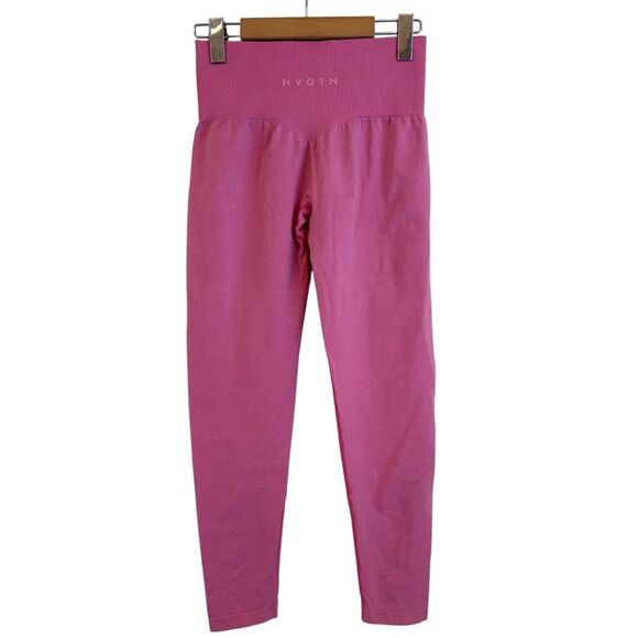 NVGTN Pink High Waisted Leggings Size Small - Picture 1 of 4